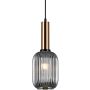 Italux ANTIOLA PND-5588-1M-BRO+SG Závesná lampa 1x40W/E27 IP20