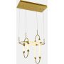 Italux DEGAL PND-43612-3 Závesná lampa 6x58,3W/LED 3000K 4671LM IP20