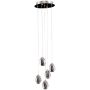 Italux HUELTO PND-22112132-5A-CR Závesná lampa 5x24W/LED 3000K 1450LM IP20