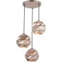 Italux PALERMO PND-2424-3S-GD Závesná lampa 3x40W/E27 IP20