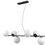 Italux RADDI PND-5510-6-BK Závesná lampa 6x5W/G9 IP20