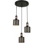 Italux RESTENZA PND-2439-3-BK Závesná lampa 3x40W/E27 IP20