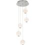 Italux ROSARIO PND-12220121-5A-CR Závesná lampa 5x21W/LED 3200K 1400LM IP20