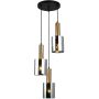 Italux SARDO PND-5581-3A-BRO+SG Závesná lampa 3x40W/E27 IP20