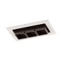 Italux HARPER SL74113/6W S-WH Vstavané downlight svetlo 3x6W/LED 350LM IP20