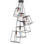 Dar Lighting TOWER TOW0622 Závesná lampa 6x40W/E27