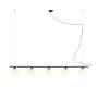 Aldex BERYL GLASS 5 1006F1 Závesná lampa 5x40W/E14 IP20