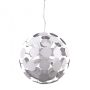 Italux MAILONE AD20180/6 WH+SILV Závesná lampa 6x40W/E14