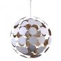 Italux MAILONE AD20180/6B WH+GD Závesná lampa 6x40W/E14