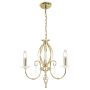 Elstead Lighting AEGEAN AG3-POL-BRASS Žiarovka 3x60W/E14