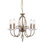 Elstead Lighting AEGEAN AG5-AGED-BRASS Žiarovka 5x60W/E14