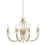 Elstead Lighting AEGEAN AG8-POL-BRASS Žiarovka 8x60W/E14