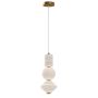 Elstead Lighting Bijou ALM-BIJOU-P3-GD Závesná lampa 1x20W/LED 3000K 1060lm IP20
