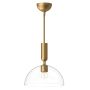 Elstead Lighting Jude ALM-JUDE-P-GD-CL Závesná lampa 1x60W/E27 IP20