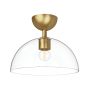 Elstead Lighting Jude ALM-JUDE-SF-GD-CL Stropná lampa 1x60W/E27 IP20