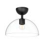 Elstead Lighting Jude ALM-JUDE-SF-MB-CL Stropná lampa 1x60W/E27 IP20