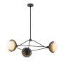 Elstead Lighting Perth ALM-PERTH3-BK Žiarovka 3x40W/E14 IP20