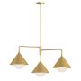 Elstead Lighting Remyck ALM-REMYCK3-GD Žiarovka 3x60W/E27 IP20
