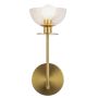 Elstead Lighting Sylvia ALM-SYLVIA-1WB-BG-CL Stena svietidlo 1x40W/E14 IP20