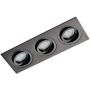 Lumifall ALCAZAR BB LMF.AZ543BB Vstavané downlight svetlo 3x50W/GX5,3 IP20