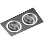 Lumifall ALCAZAR LMF.AZ542BC Vstavané downlight svetlo 2x50W/G5,3/MR16
