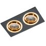 Lumifall ALCAZAR LMF.AZ542BG Vstavané downlight svetlo 2x50W/MR16 IP20