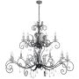 Elstead Lighting AMARILLI AML15-BLK-SILVER Žiarovka 15x60W/E14