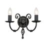 Elstead Lighting ARTISAN ART2-BLACK Stena svietidlo 2x60W/E14