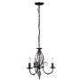 Elstead Lighting ARTISAN ART3-BLACK Žiarovka 3x60W/E14