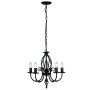 Elstead Lighting ARTISAN ART5-BLACK Žiarovka 5x60W/E14