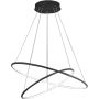 Milagro ORION BLACK ML508 Závesná lampa 2x53W/LED 3710LM