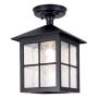 Elstead Lighting WINCHESTER BL18A-BLACK Stropné svietidlo 1x60W/E27 IP43