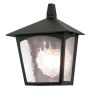 Elstead Lighting YORK BL15-BLACK Stena svietidlo 1x60W/E27 IP23