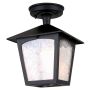 Elstead Lighting YORK BL6A-BLACK Stropné svietidlo 1x60W/E27 IP23