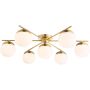 Dar Lighting Bombazine BOM5035 Stropná lampa 7x20w/g9