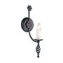 Elstead Lighting BELFRY BY1-BLACK Stena svietidlo 1x60W/E14