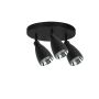 Light Prestige Campana LP-3103/3C BK Bodové svetlo 3x8W/GU10 IP20