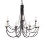 Elstead Lighting CARISBROOKE CB12-BLACK Žiarovka 12x60W/E14