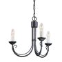 Elstead Lighting CHARTWELL CH3-BLACK Žiarovka 3x60W/E14