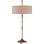 Quoizel HICKMAN QZS-CKHM1879T Stolná lampa 2x60W/E27