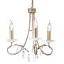Elstead Lighting CHRISTINA CRT3-SILVER-GOLD Žiarovka 3x60W/E14