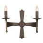 Elstead Lighting CROMWELL CW2-OLD-BRZ Stena svietidlo 2x60W/E14
