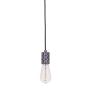 Italux MILLENIA DS-M-010-03 MATT BLACK Závesná lampa 1x60W/E27 IP20