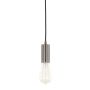 Italux MODERNA DS-M-038 MATT BLACK Závesná lampa 1x60W/E27 IP20