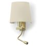 Novolux FIRENZE 507F-Y05X1B-46 Stena svietidlo 2x60W, 3W/E27, LED 240LM IP20