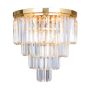 Zuma Line AMEDEO FC17106/4+1-GLD Stropné svietidlo 5x40W/E14