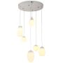 Maxlight MULTI6 P0249 Závesná lampa 6x5w/led 3000k 2040lm ip20