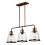 Feiss HOBSON FE-HOBSON-3P-AB Závesná lampa 3x75W/E27