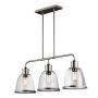 Feiss HOBSON FE-HOBSON-3P-SN Závesná lampa 3x75W/E27