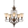 Feiss KELHAM HALL FE-KELHAM-HALL5-UPLT Žiarovka 5x60W/E14